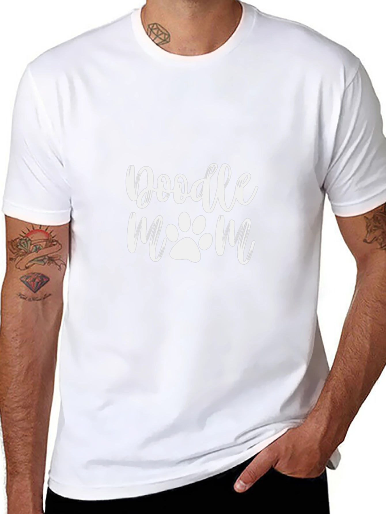 Doodle Mom Black T-Shirt