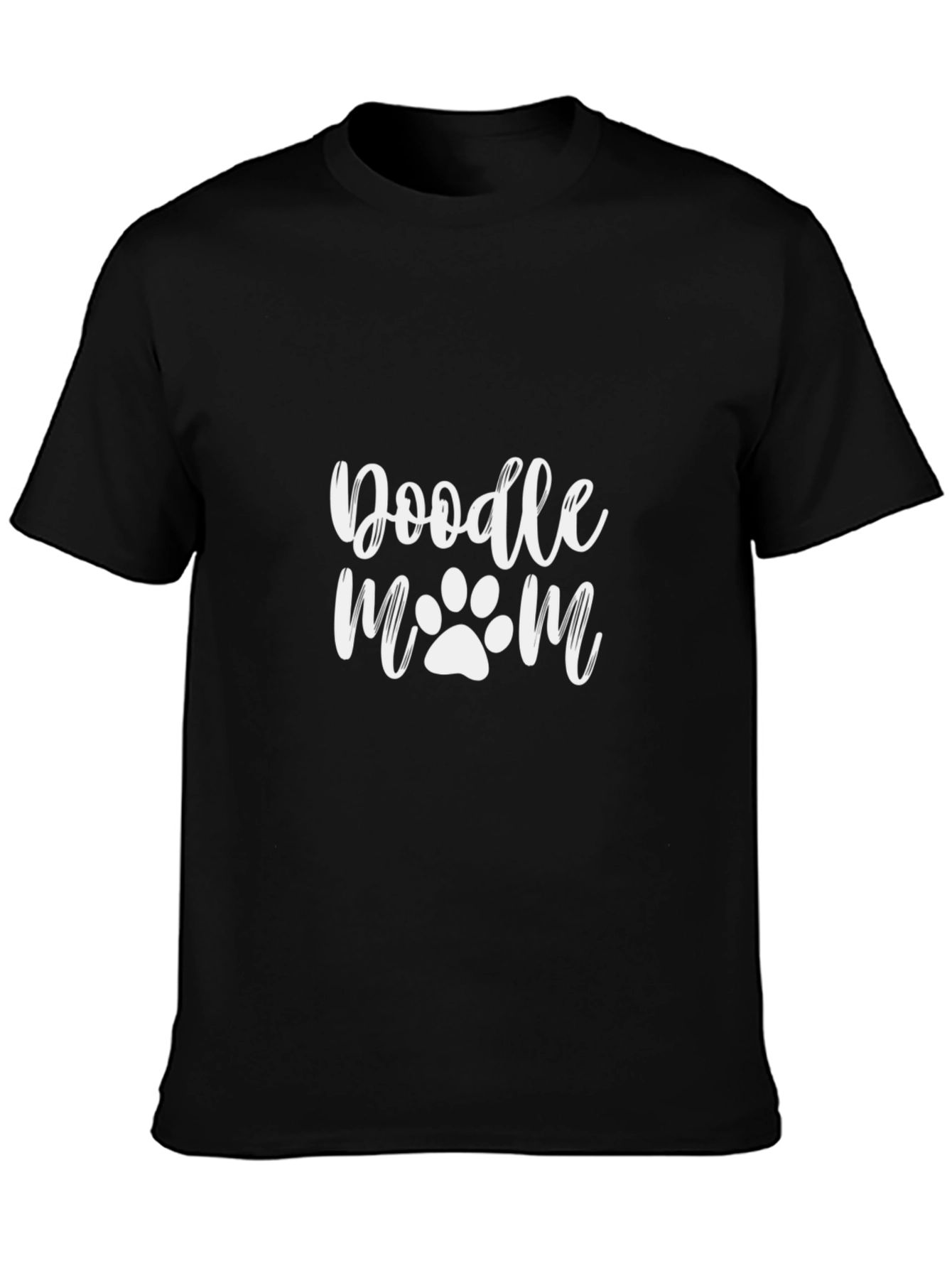 Doodle Mom Black T-Shirt