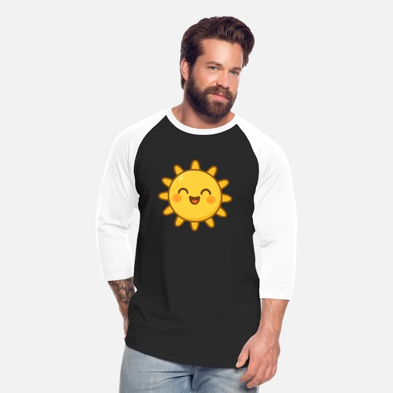 Kawaii Cartoon Sun Icon – Happy & Playful Vector
