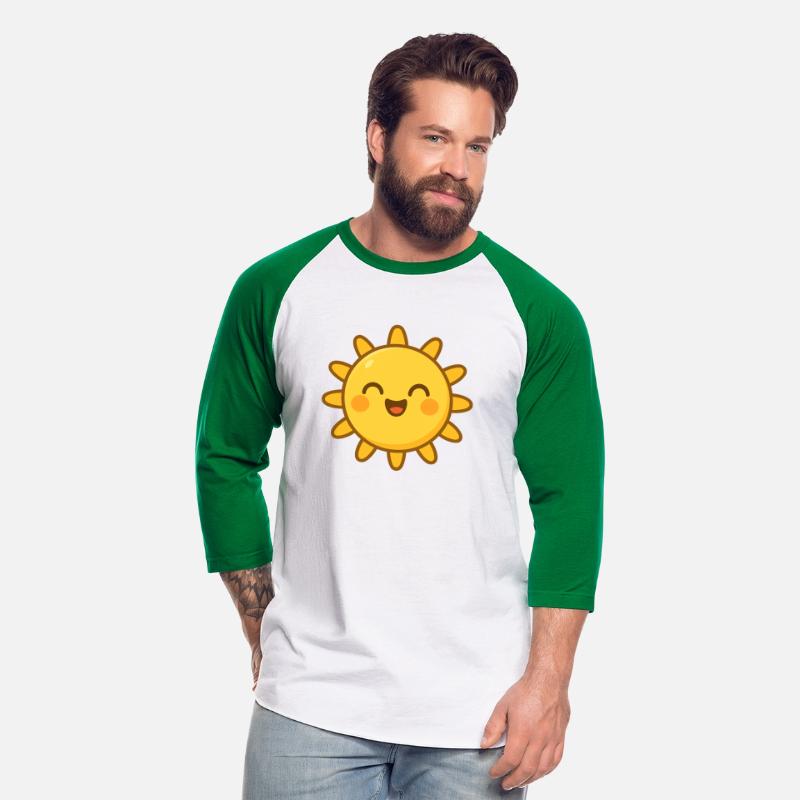 Kawaii Cartoon Sun Icon – Happy & Playful Vector