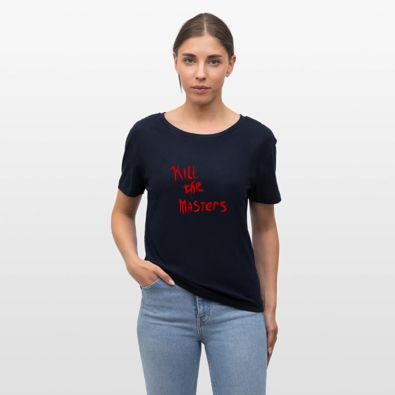 Kill the Masters Text Design Red Quote