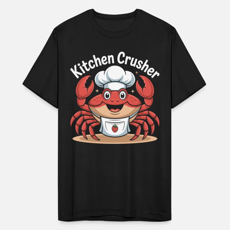 Kitchen Crusher Chef Job Crab Design Culinary Fun