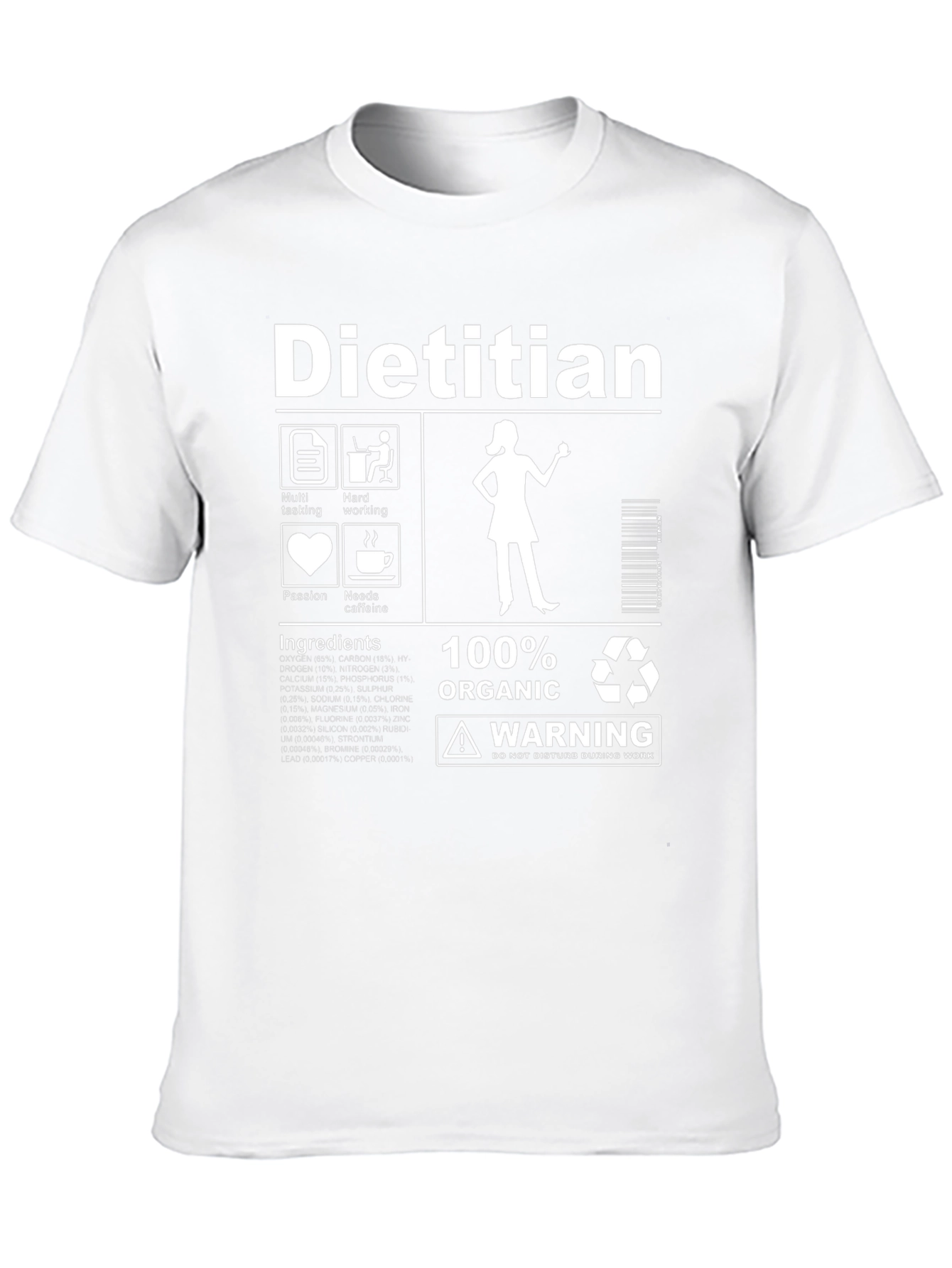 Dietitian T-Shirt - Funny Profession Tee