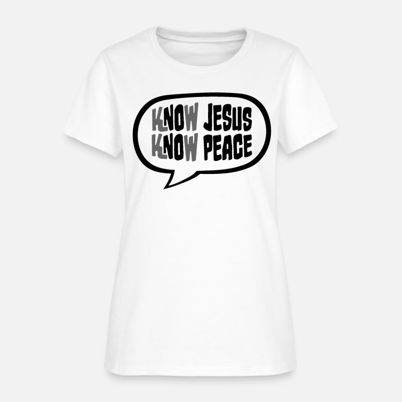 Know Jesus Know Peace No Hate Christian Bible Love