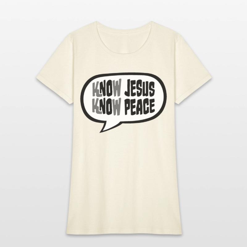 Know Jesus Know Peace No Hate Christian Bible Love