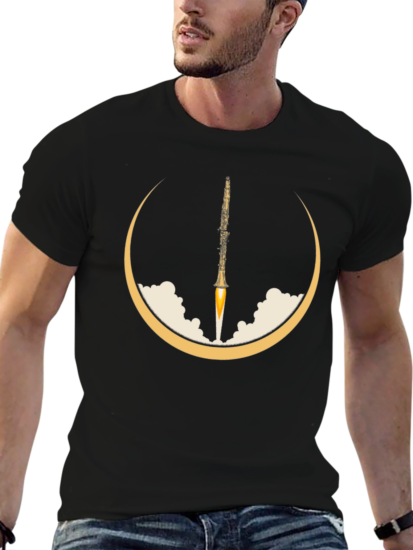 Oboe Rocket T-Shirt - Musical Launch