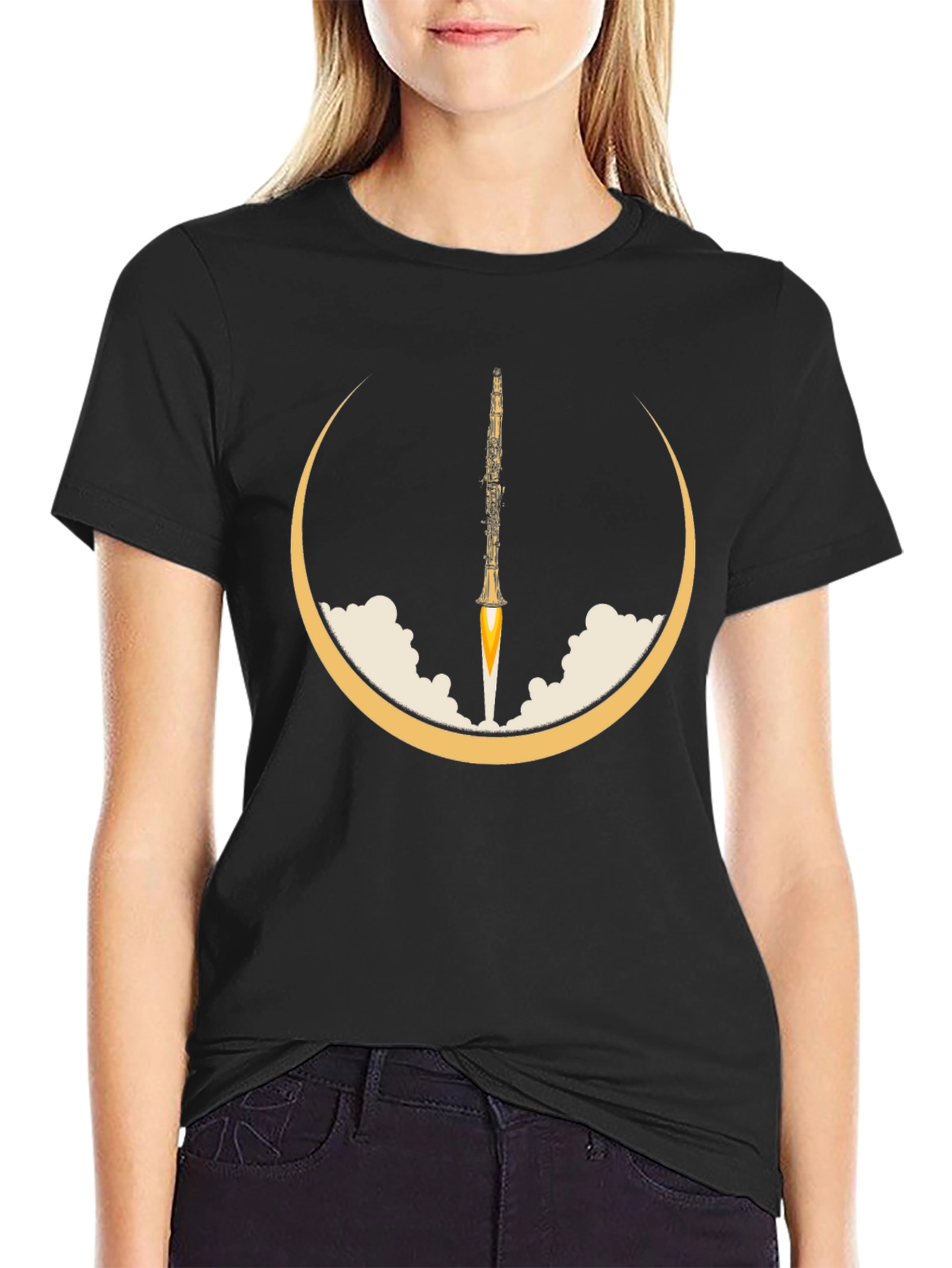 Oboe Rocket T-Shirt - Musical Launch