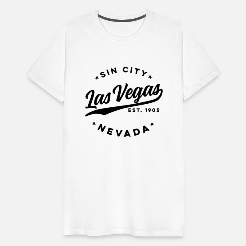 Las Vegas Sin City Nevada Black Text