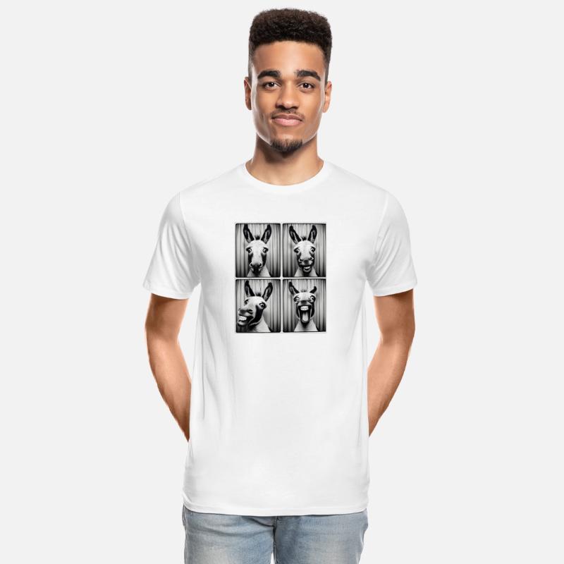 Laughing Donkey Face Quirky Farm Farming Funny Don