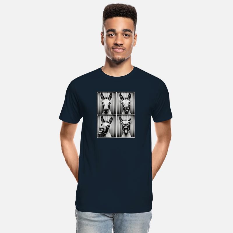 Laughing Donkey Face Quirky Farm Farming Funny Don