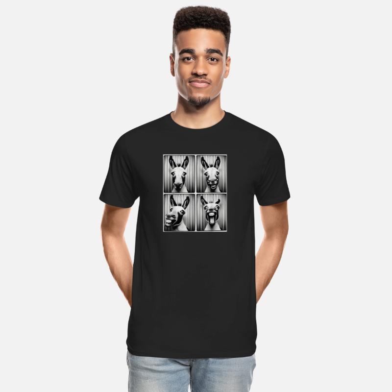 Laughing Donkey Face Quirky Farm Farming Funny Don