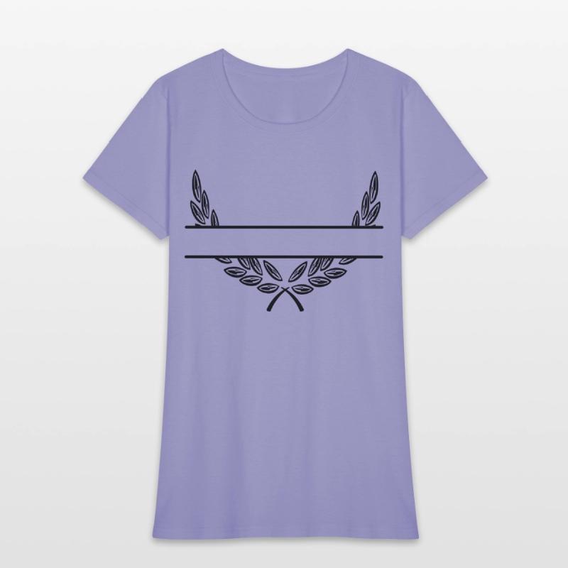 Laurel wreath name banner