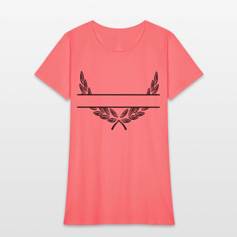 Laurel wreath name banner