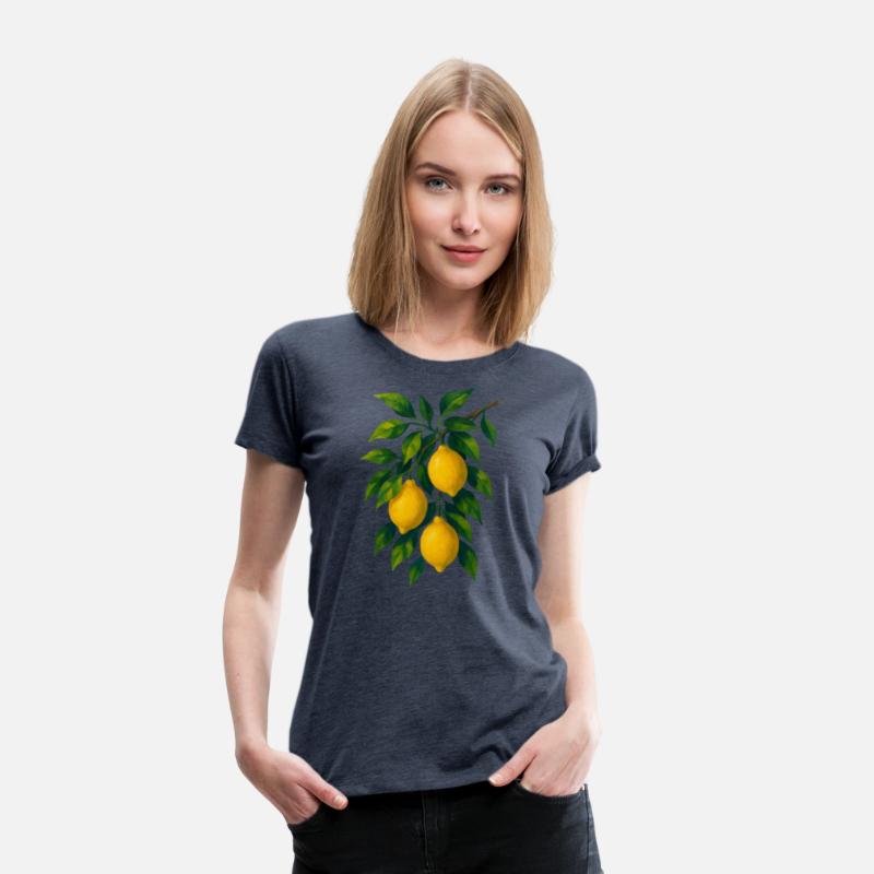 Lemon Branch Watercolor Illustration