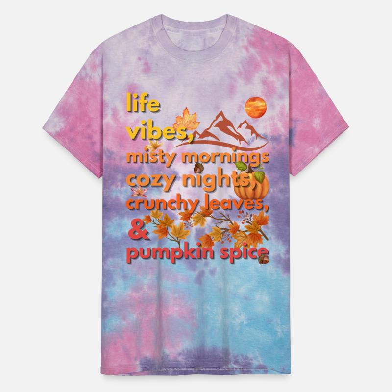life vibes misty mornings cozy nights crunchy