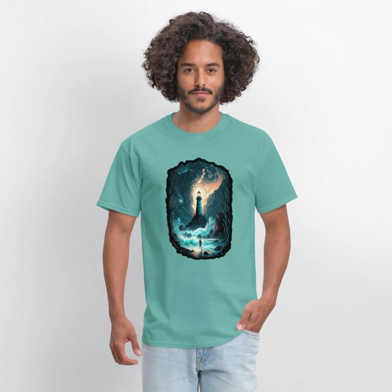 Lighthouse Sea Surreal Water Trend Mystical