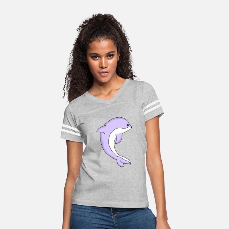 Lilac Dolphin Cute Animal