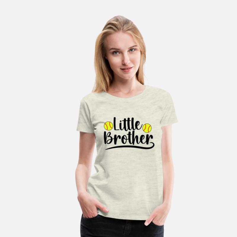 Little Brother Softball Brother Of A Softball