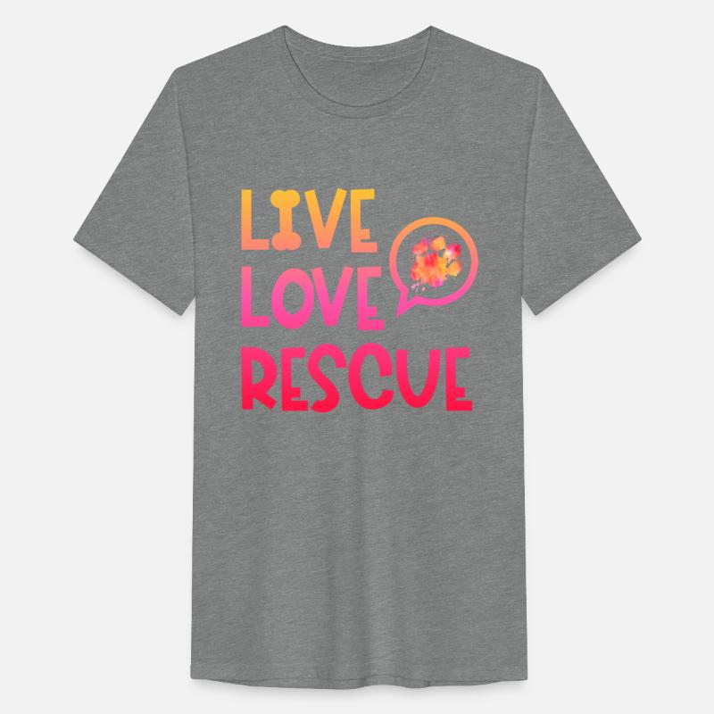 Live Love Rescue Dog Paw Animal Shelter