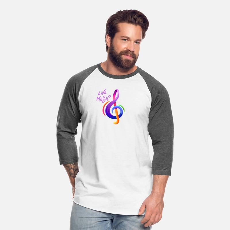 live music music and arts t shirt
