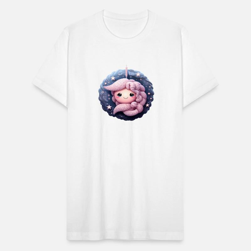 lovable kawaii style crochet moon with a friendly