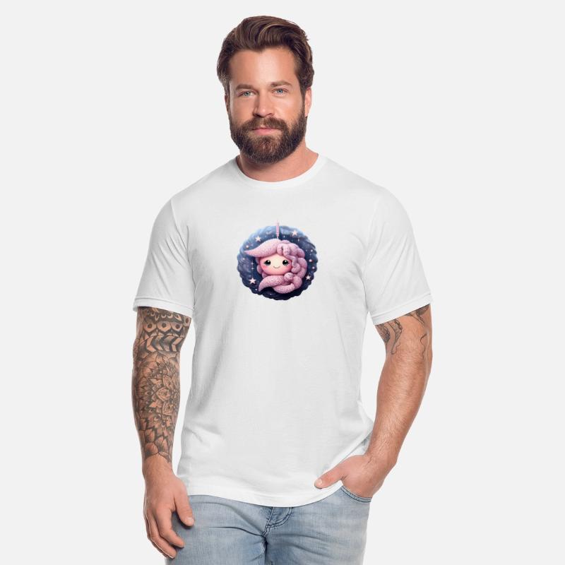 lovable kawaii style crochet moon with a friendly