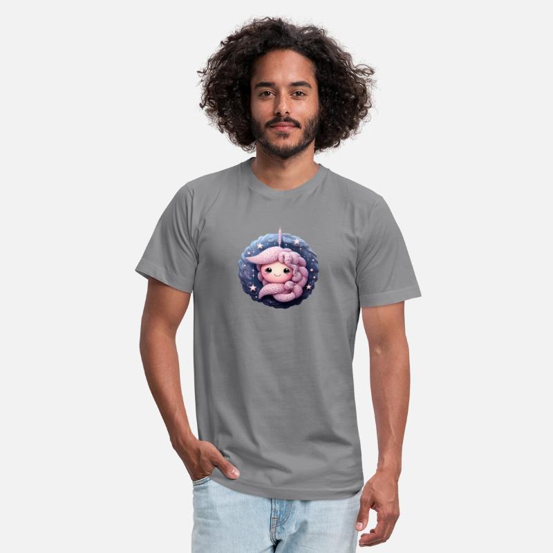lovable kawaii style crochet moon with a friendly