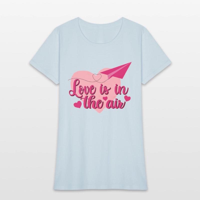 Love is in the Air Paper Plane Valentine Design