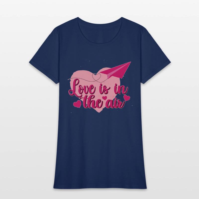 Love is in the Air Paper Plane Valentine Design