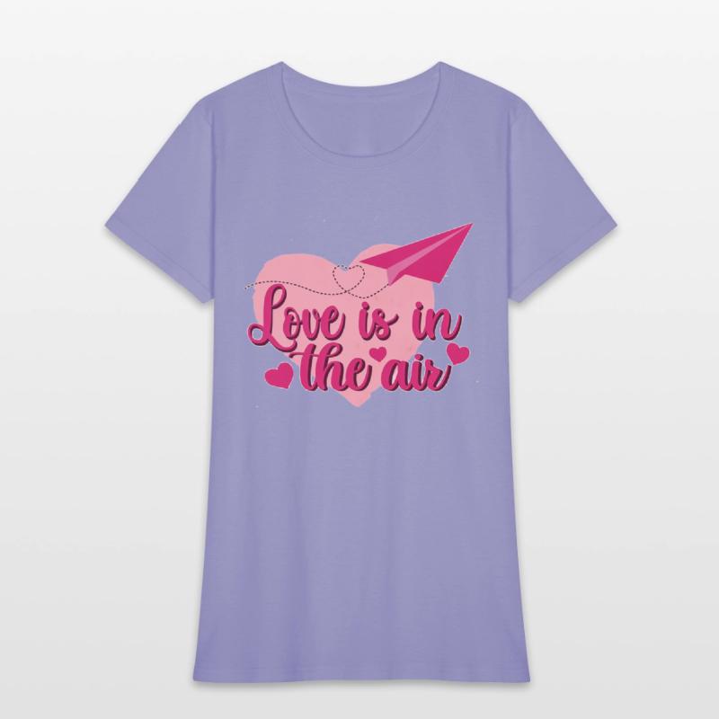 Love is in the Air Paper Plane Valentine Design