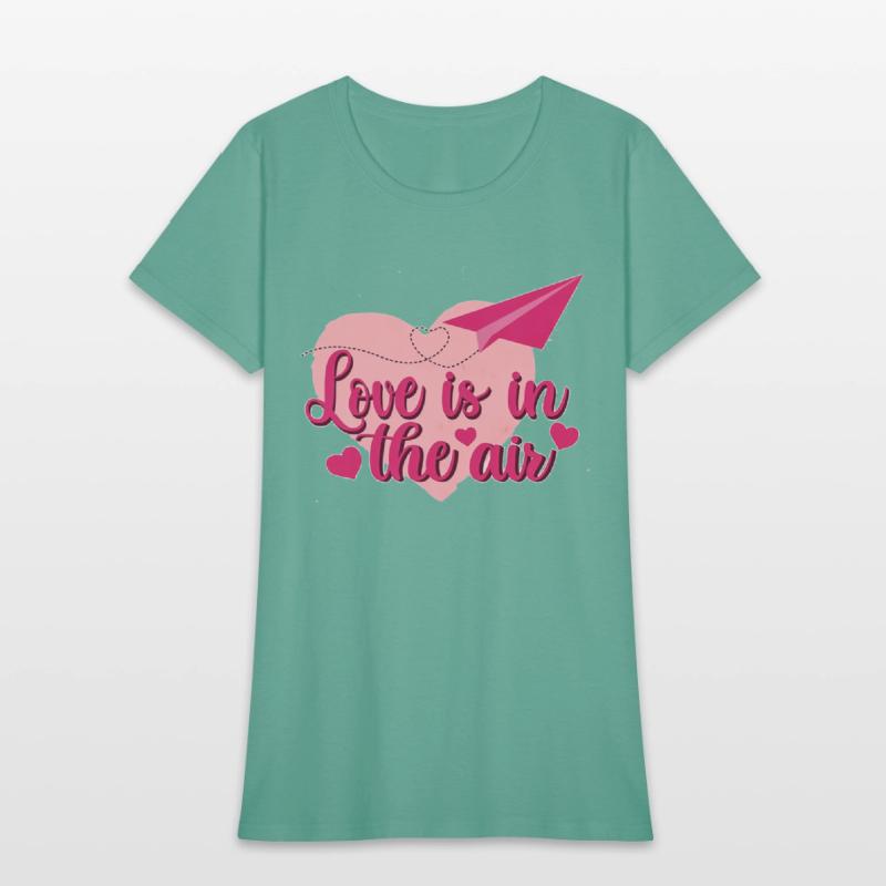 Love is in the Air Paper Plane Valentine Design