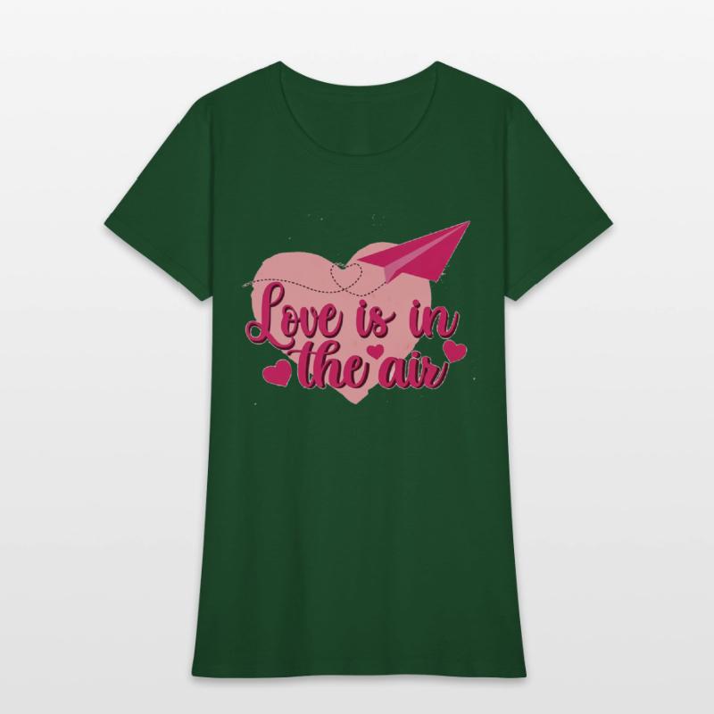 Love is in the Air Paper Plane Valentine Design