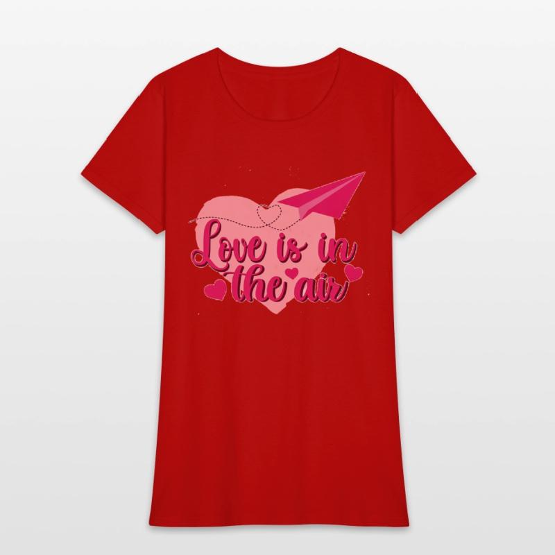 Love is in the Air Paper Plane Valentine Design