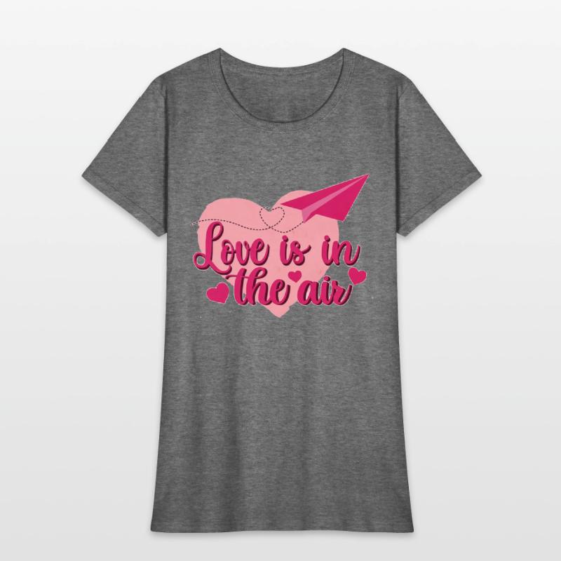 Love is in the Air Paper Plane Valentine Design