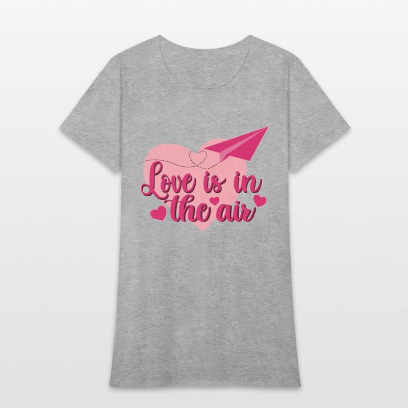 Love is in the Air Paper Plane Valentine Design
