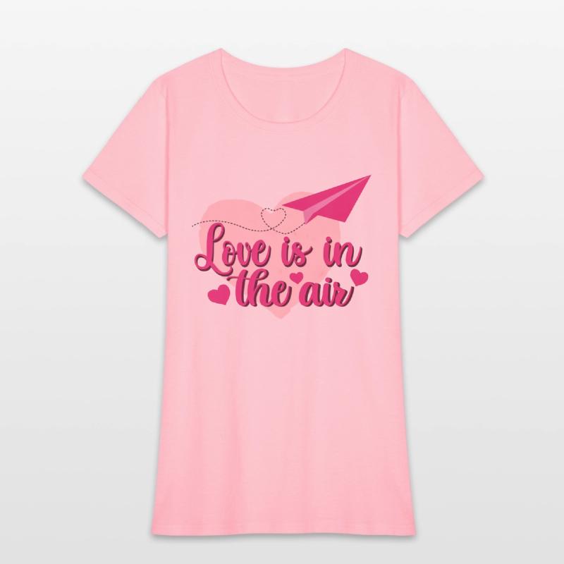 Love is in the Air Paper Plane Valentine Design