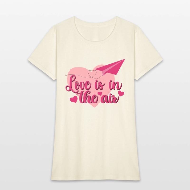 Love is in the Air Paper Plane Valentine Design