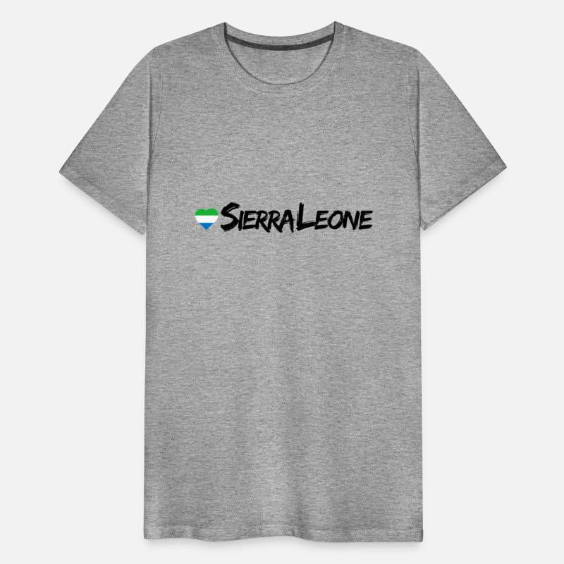 Love Sierra Leone T Heart Cory Flag