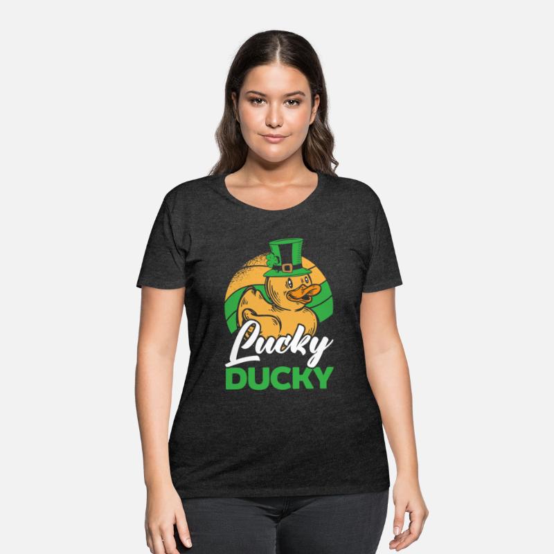 Lucky Ducky Duck Shamrock St. Patricks Day Irish