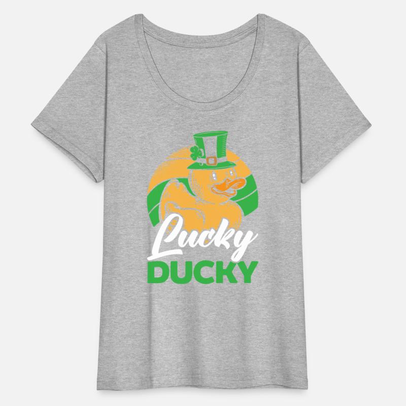 Lucky Ducky Duck Shamrock St. Patricks Day Irish