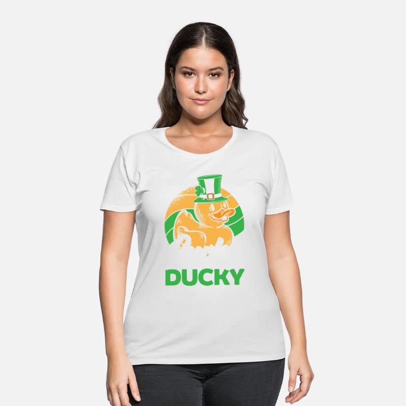 Lucky Ducky Duck Shamrock St. Patricks Day Irish