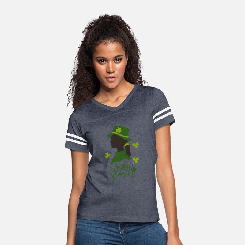 Lucky Woman Groovy Retro Teacher St Patrick's Day