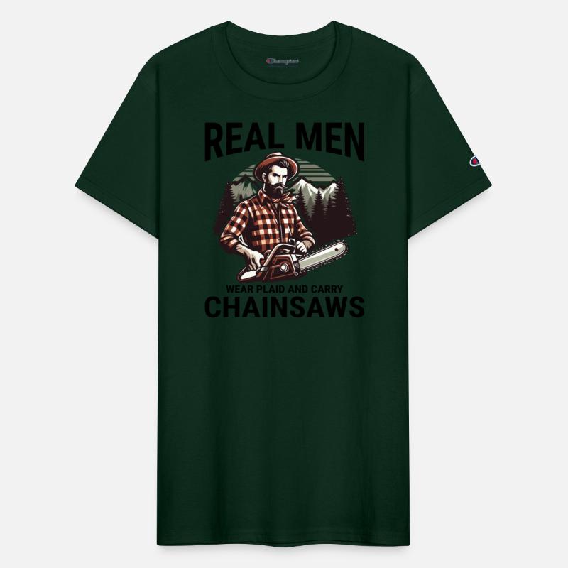 Lumberjack Woodworker Woodcutter Chainsaw Arborist