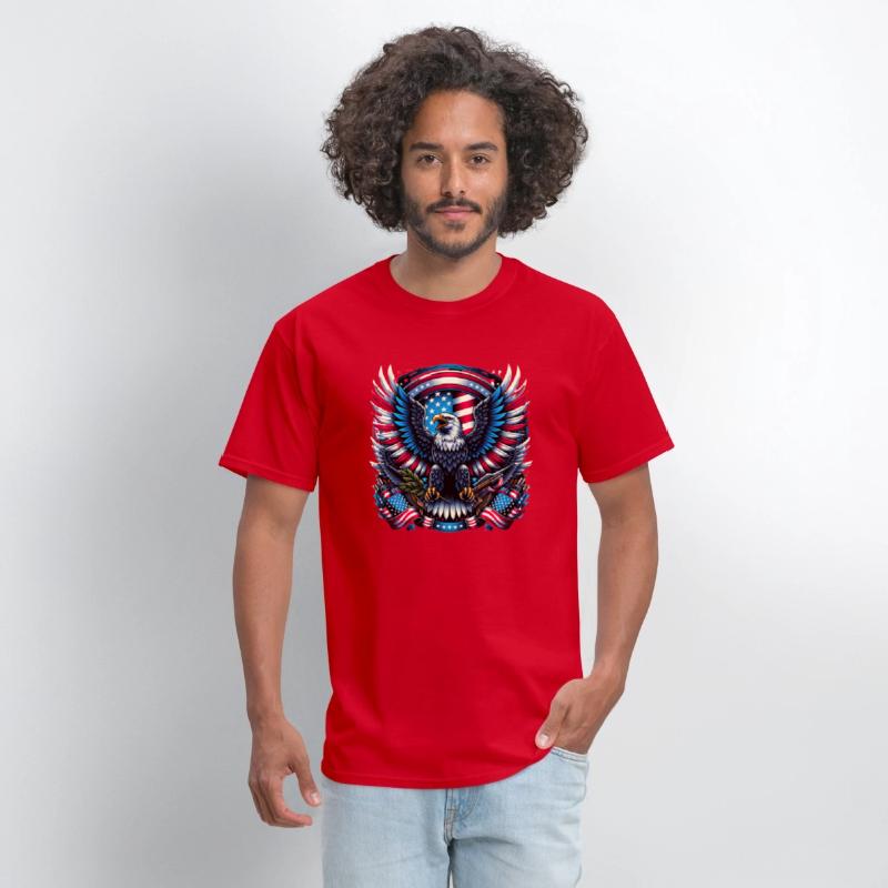 Majestic Eagle 4th July Patriotic Art
