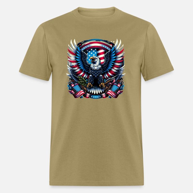 Majestic Eagle 4th July Patriotic Art