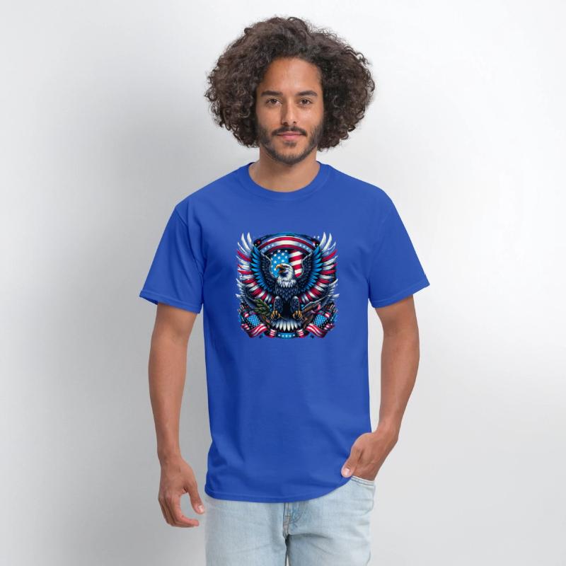Majestic Eagle 4th July Patriotic Art