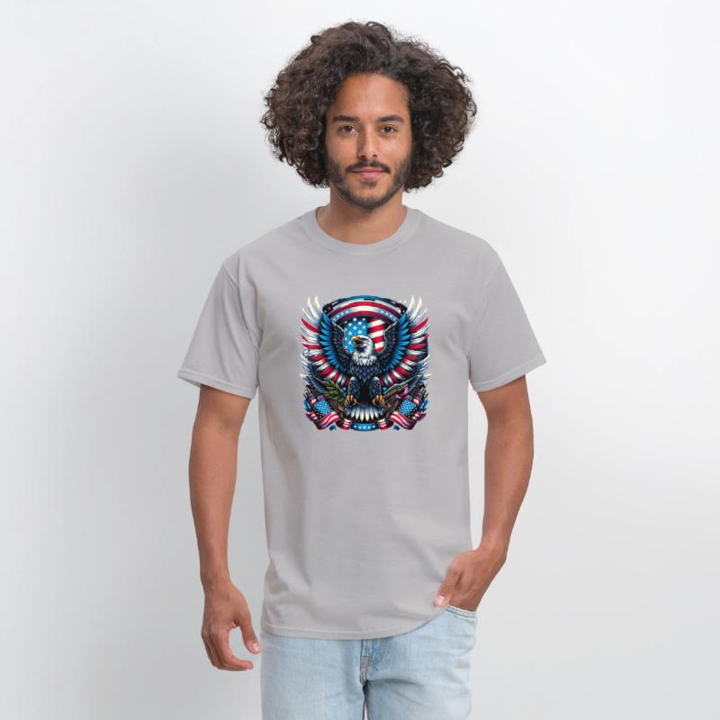 Majestic Eagle 4th July Patriotic Art
