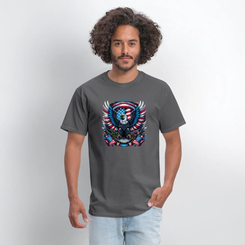 Majestic Eagle 4th July Patriotic Art