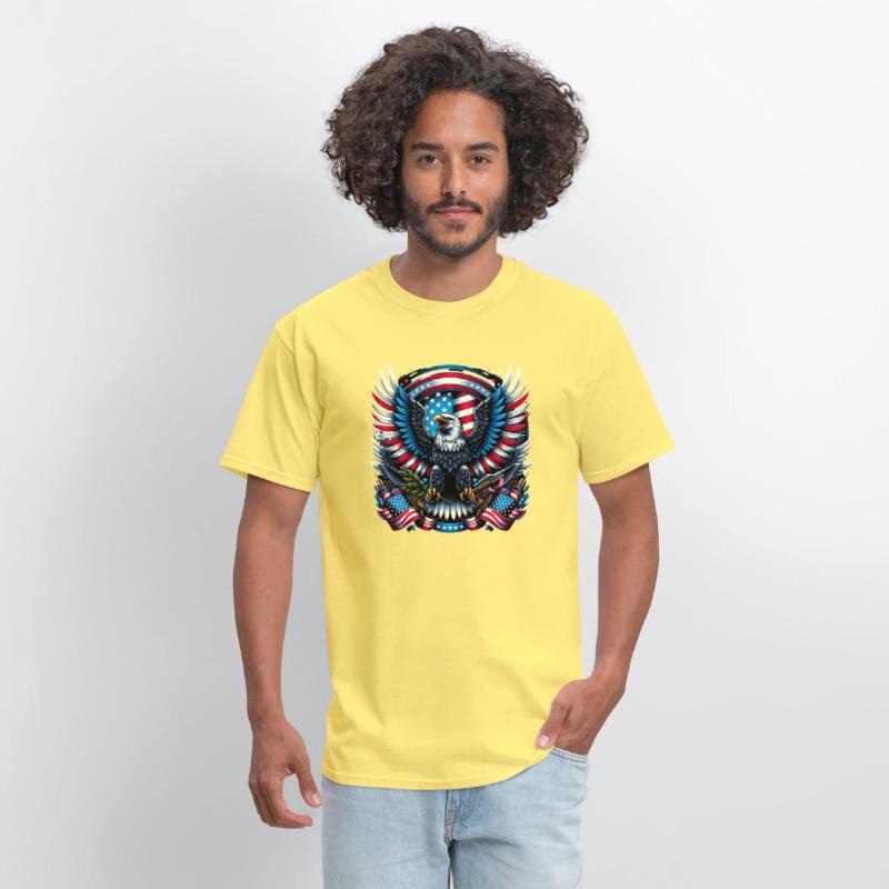 Majestic Eagle 4th July Patriotic Art