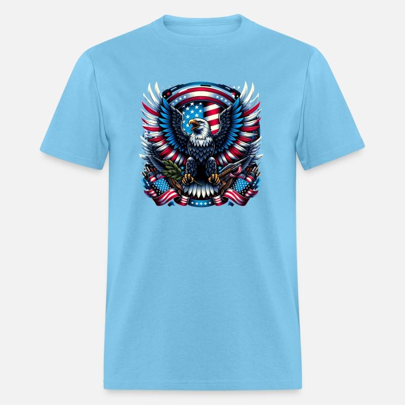 Majestic Eagle 4th July Patriotic Art